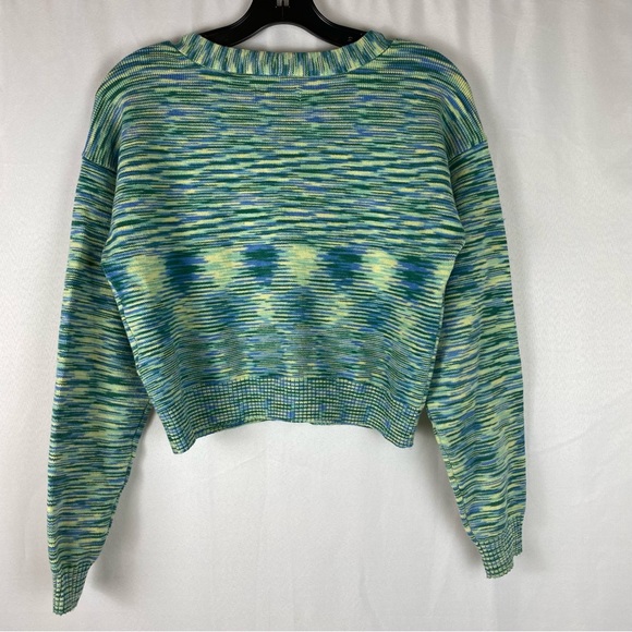 Hollister Blue Space Dye Knitted Cardigan - Picture 6 of 10